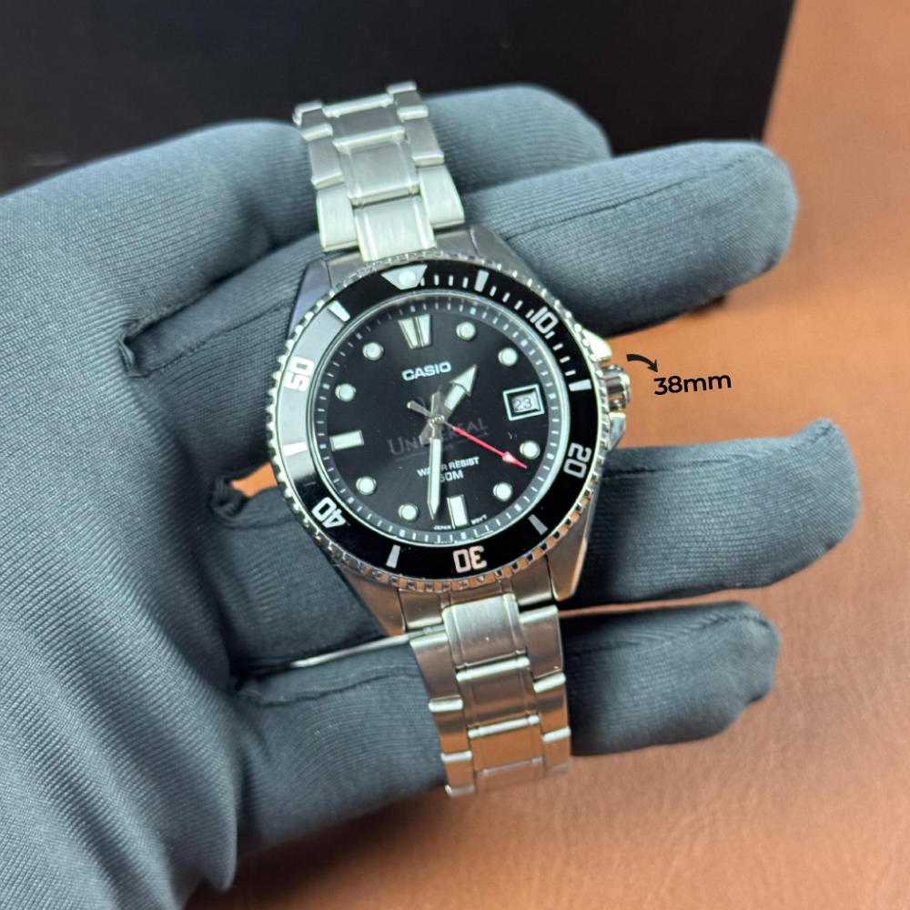 Casio Duro 38mm MDV 10D 1A1VDF | Universal Joias
