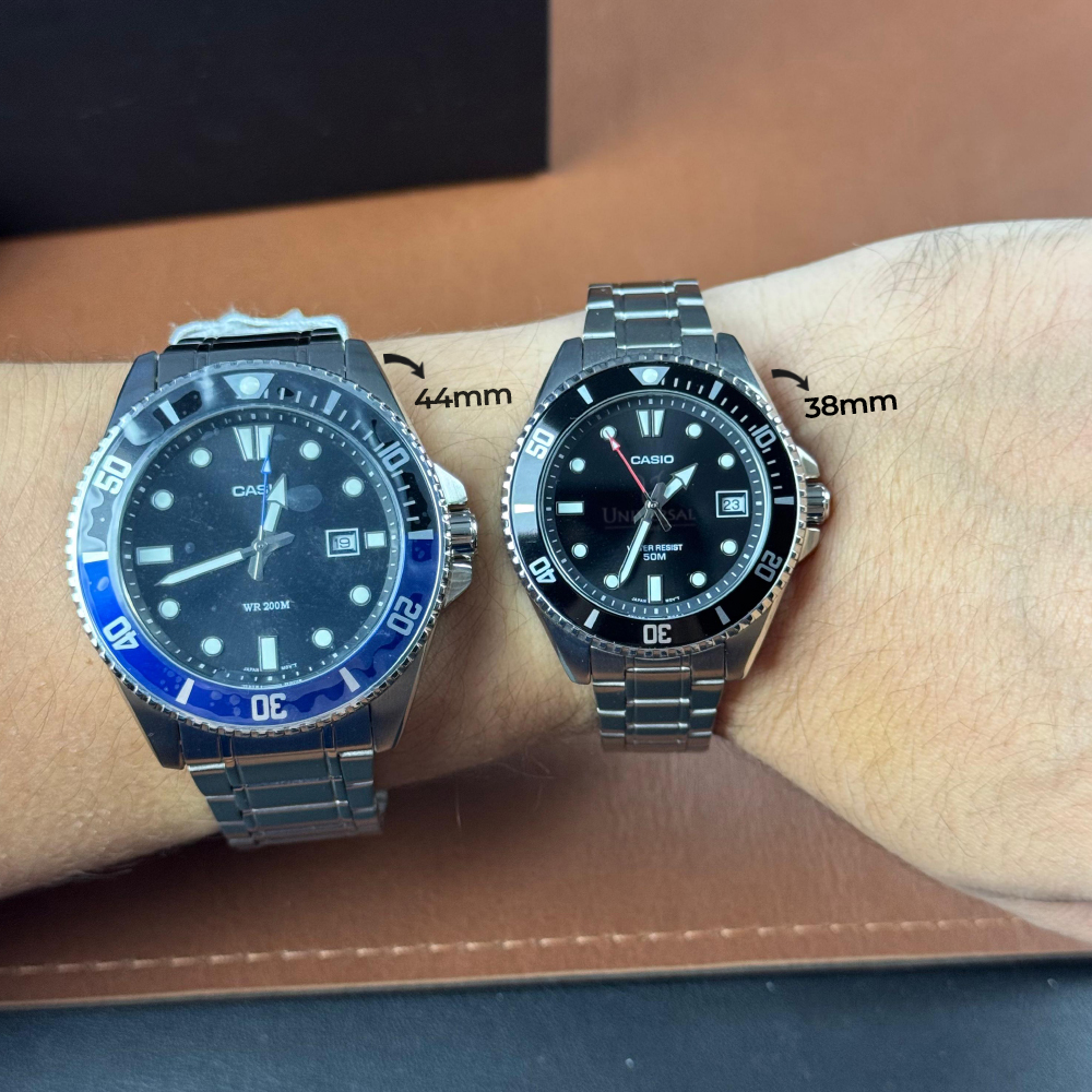 Casio Duro 38mm MDV 10D 1A1VDF | Universal Joias