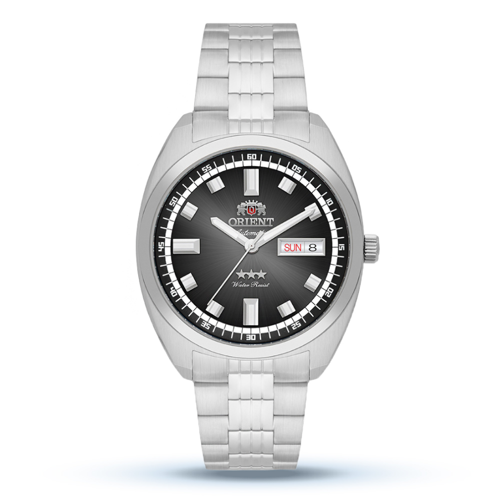 Orient 3 Estrelas Heritage Preto YN6SS004 | Universal Joias