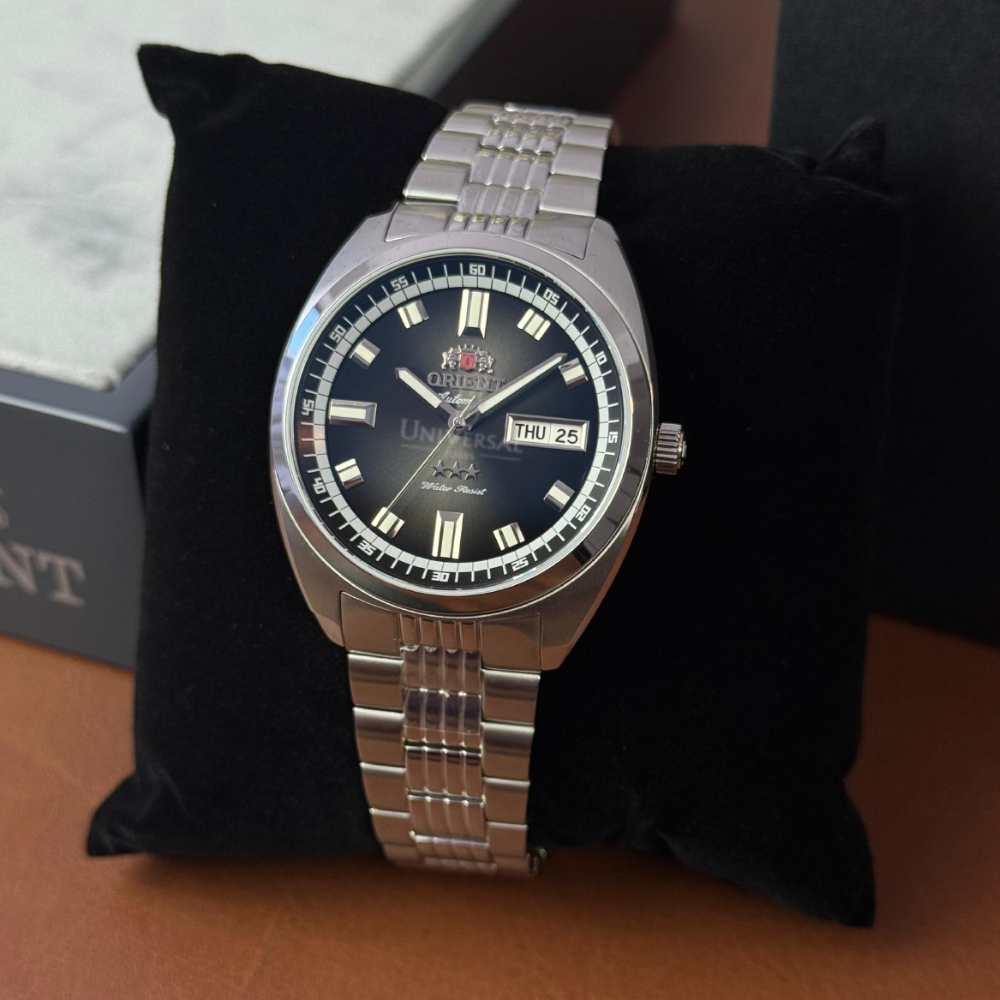 Orient 3 Estrelas Heritage Preto YN6SS004 | Universal Joias