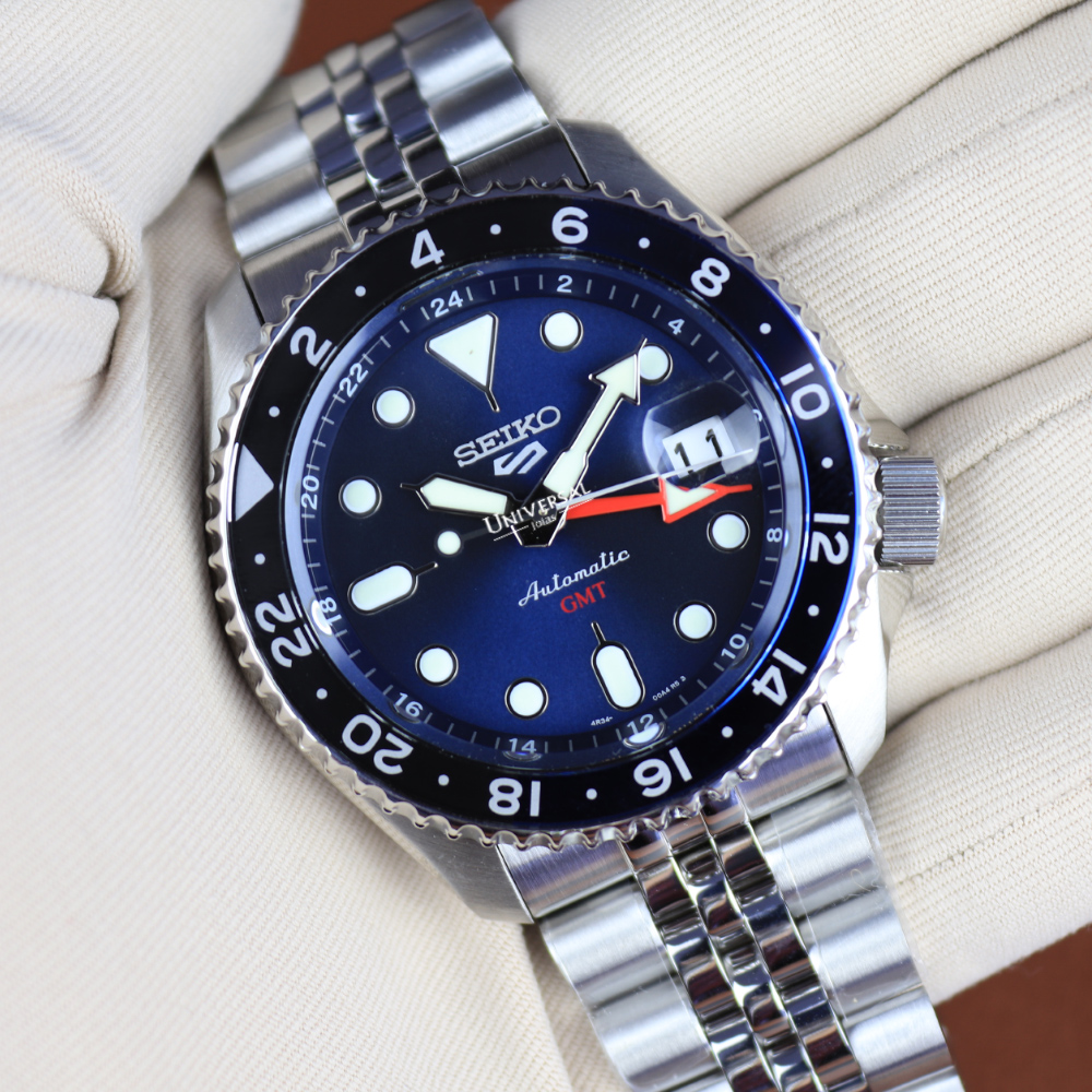 Relógio New Seiko 5 Sports GMT SSK003B1 | Universal Joias