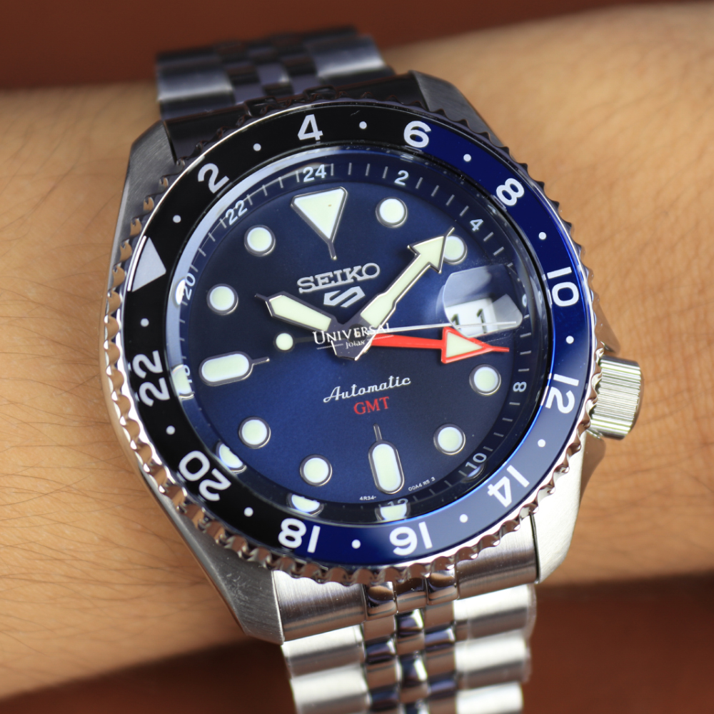 Relógio New Seiko 5 Sports GMT SSK003B1 | Universal Joias